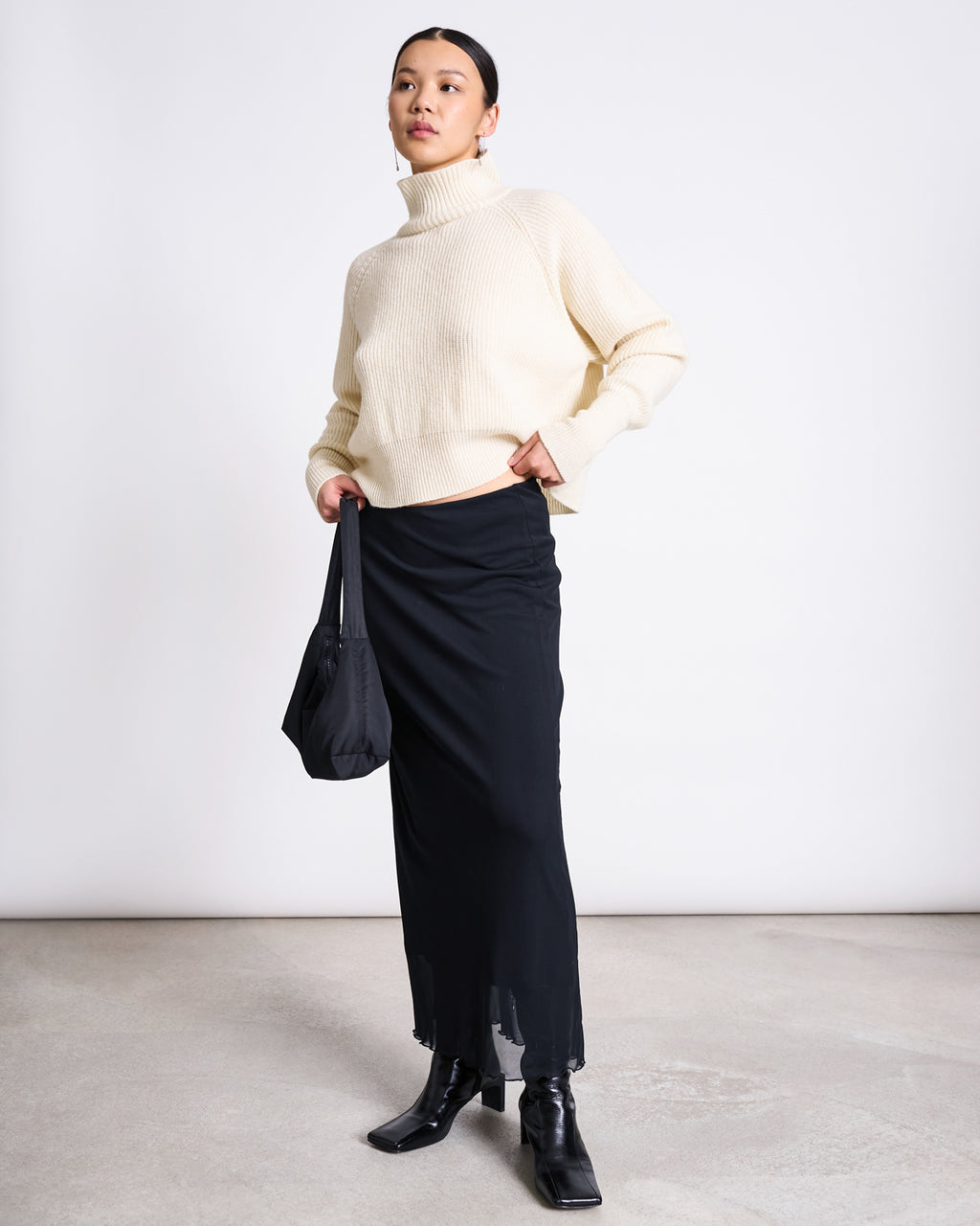 HIGH-NECK JUMPER WOOLY OLA OFFWHITE GOTS Jumper jan-n-june 5