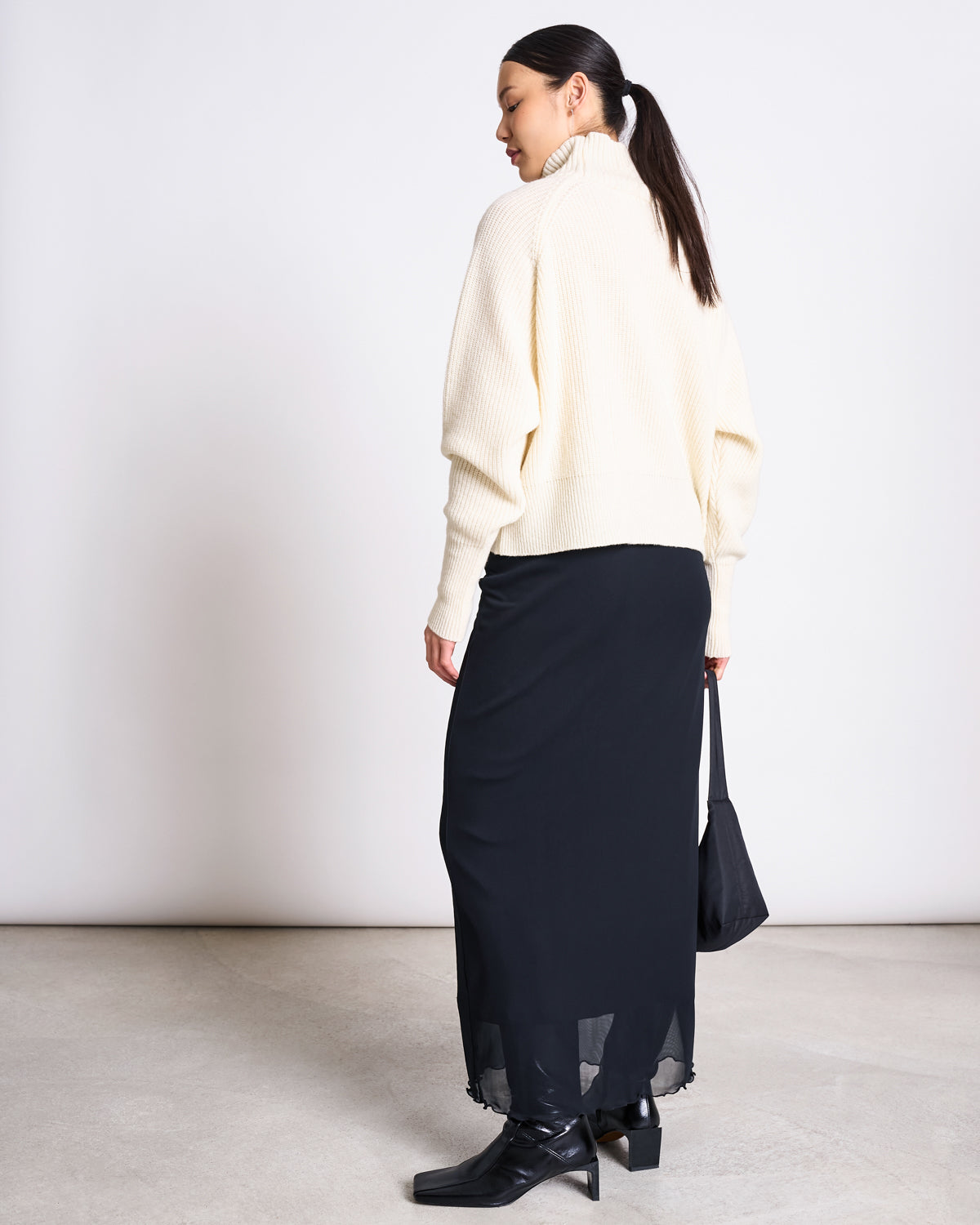 HIGH-NECK JUMPER WOOLY OLA OFFWHITE GOTS Jumper jan-n-june 6