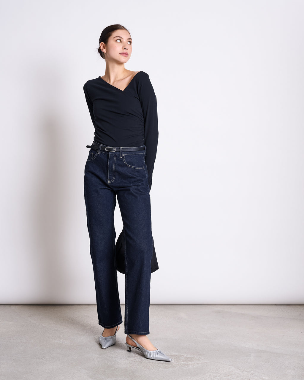 ASYMMETRICAL LONGSLEEVE CASMA BLACK GOTS Longsleeve jan-n-june 1