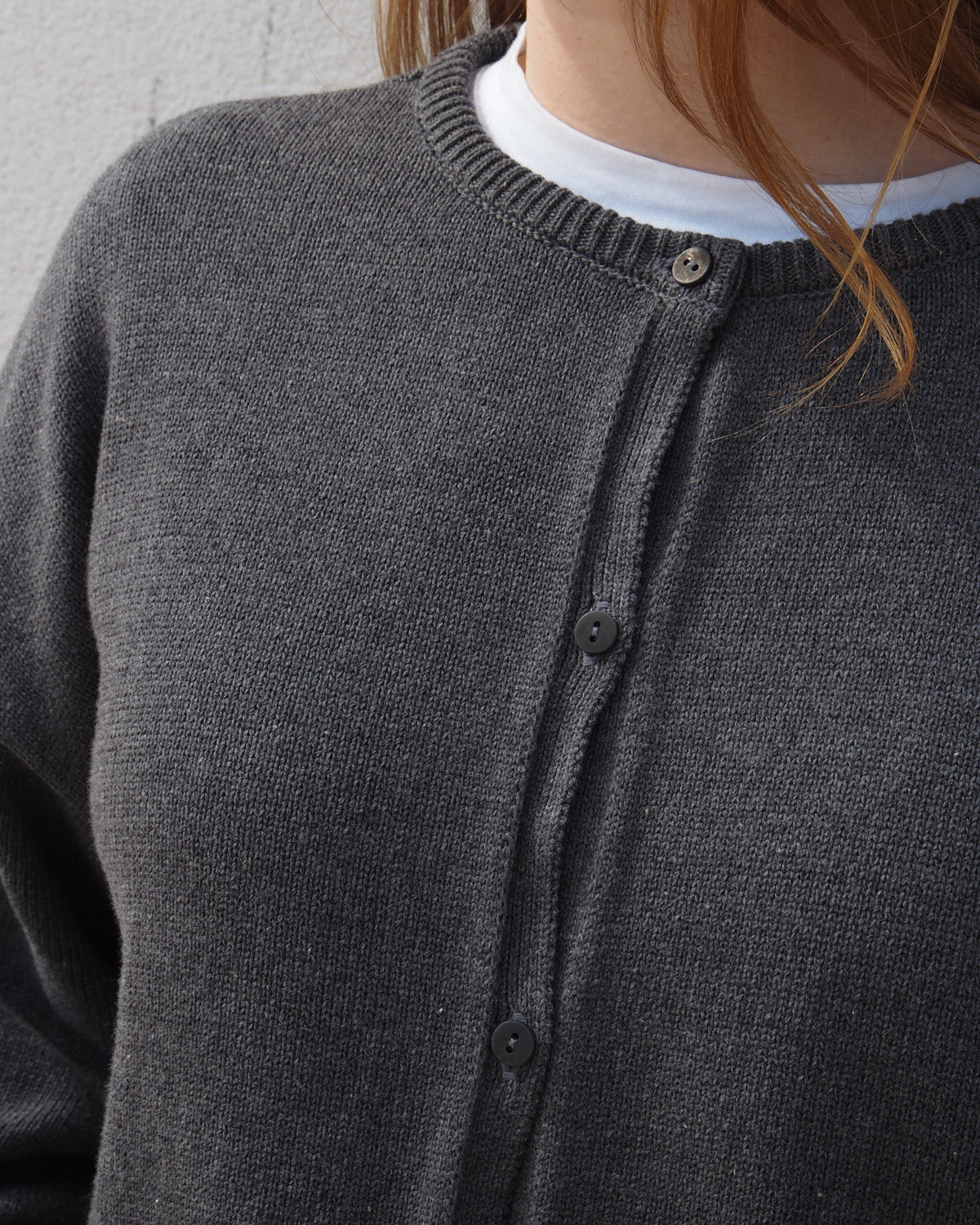 LIGHT CARDIGAN ASAS DARK GREY GOTS T-shirt jan-n-june 7