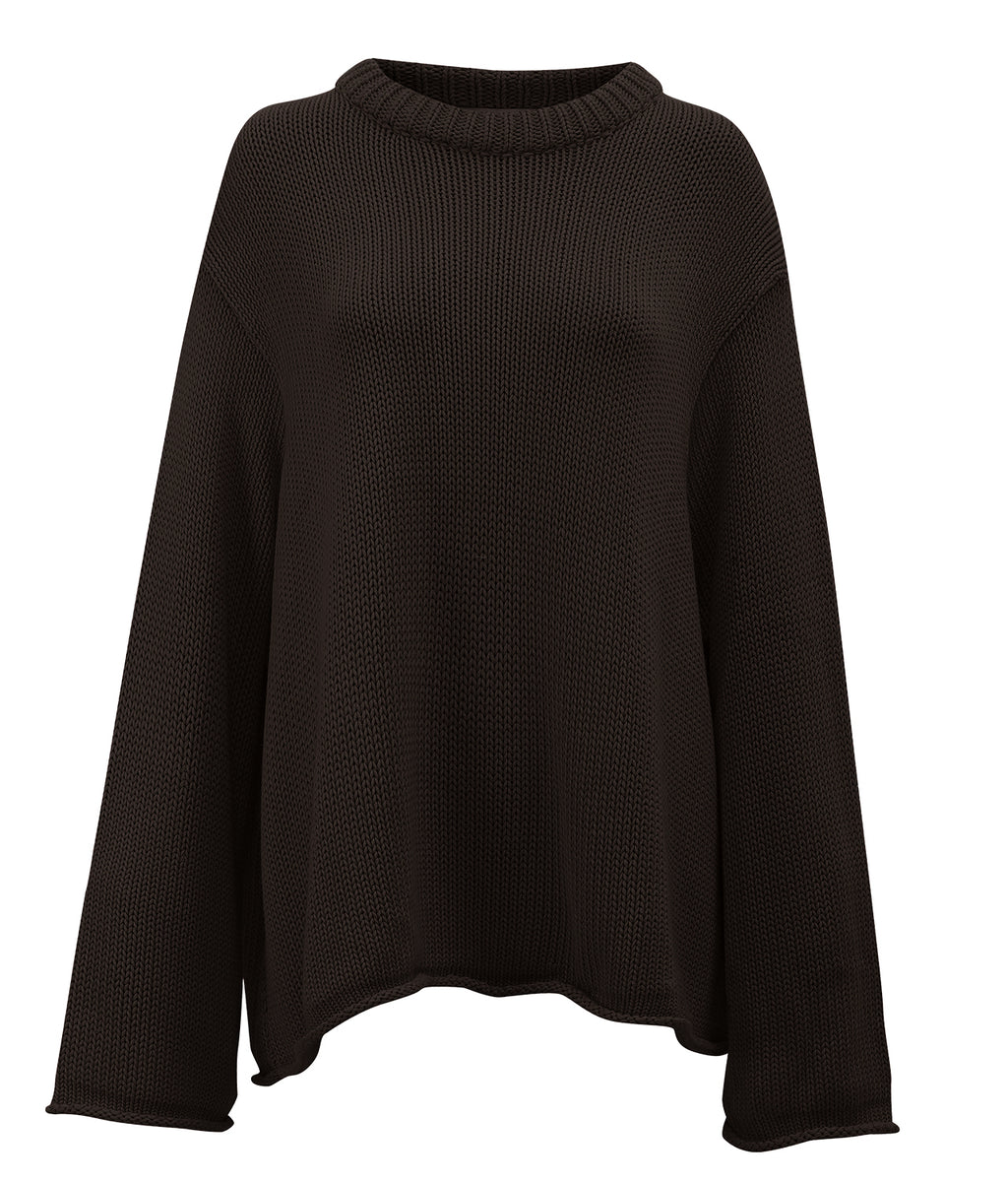 JUMPER SONA CHOCOLATE GOTS Knits jan-n-june 9