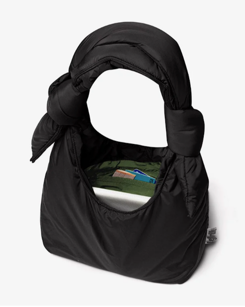 LEFRIK BAG BIWA PUFFY MINI BLACK jan-n-june 6