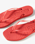 SLEEPERS TAPERED FLIP FLOPS TRANSPARENT RED Flip Flops jan-n-june 1
