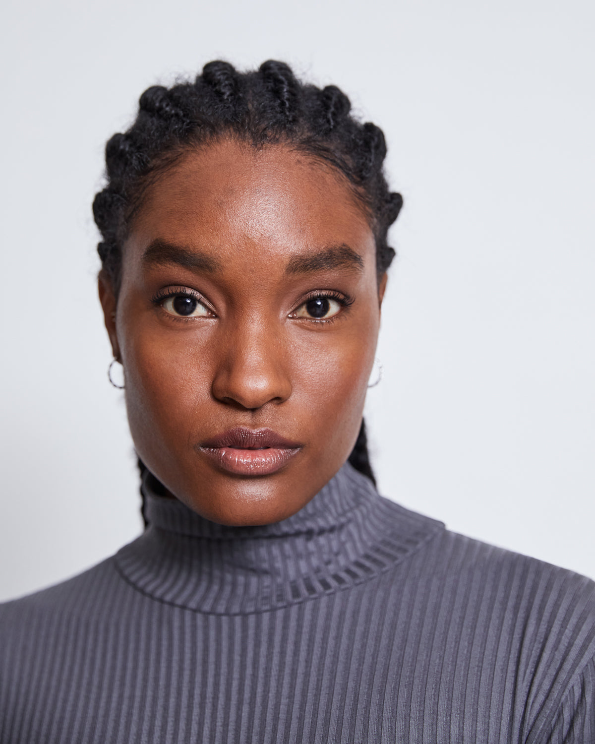 TENCEL™ LYOCELL TURTLENECK MIO DARK GREY Longsleeve jan-n-june 1