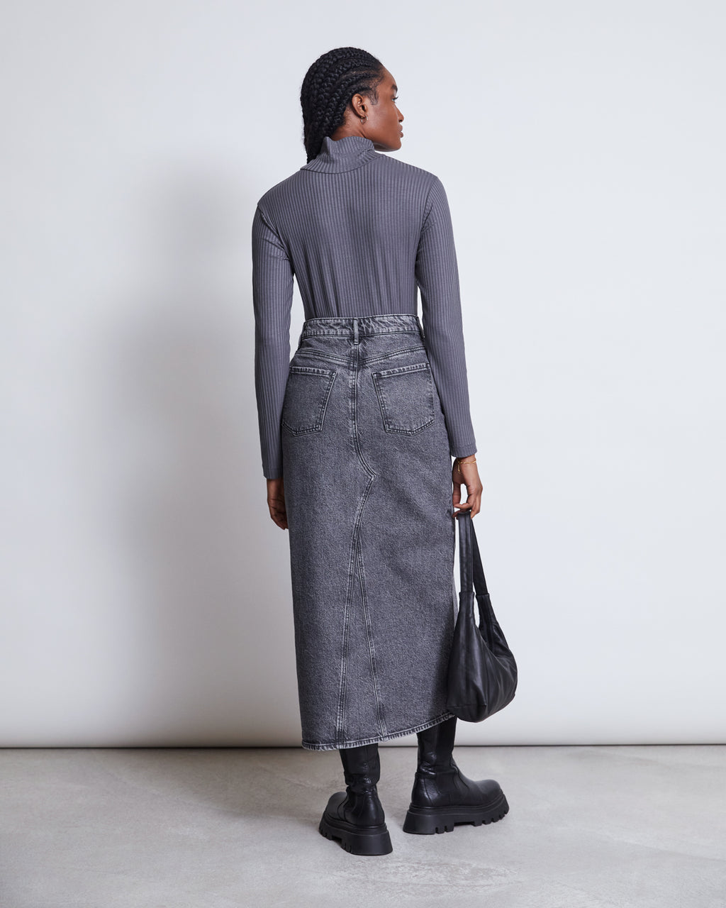 DENIM SKIRT LUCE LIGHT GREY jan-n-june 5