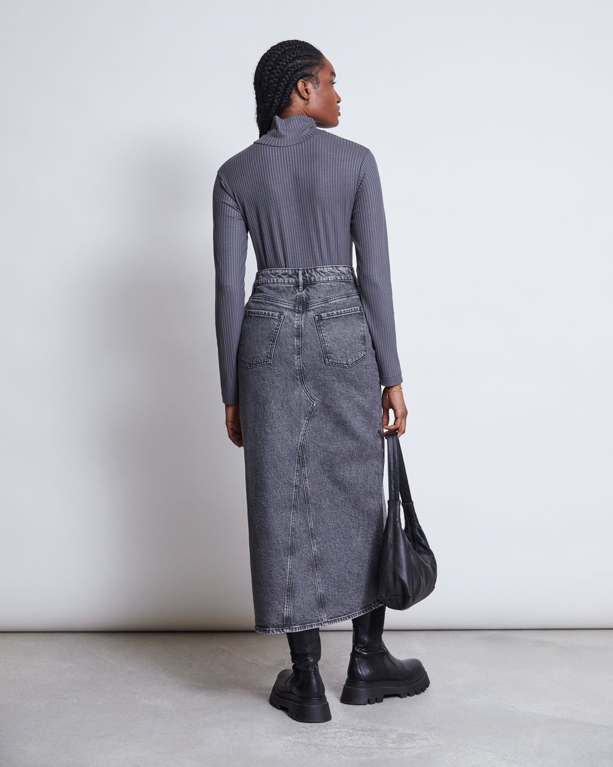DENIM SKIRT LUCE LIGHT GREY jan-n-june 5