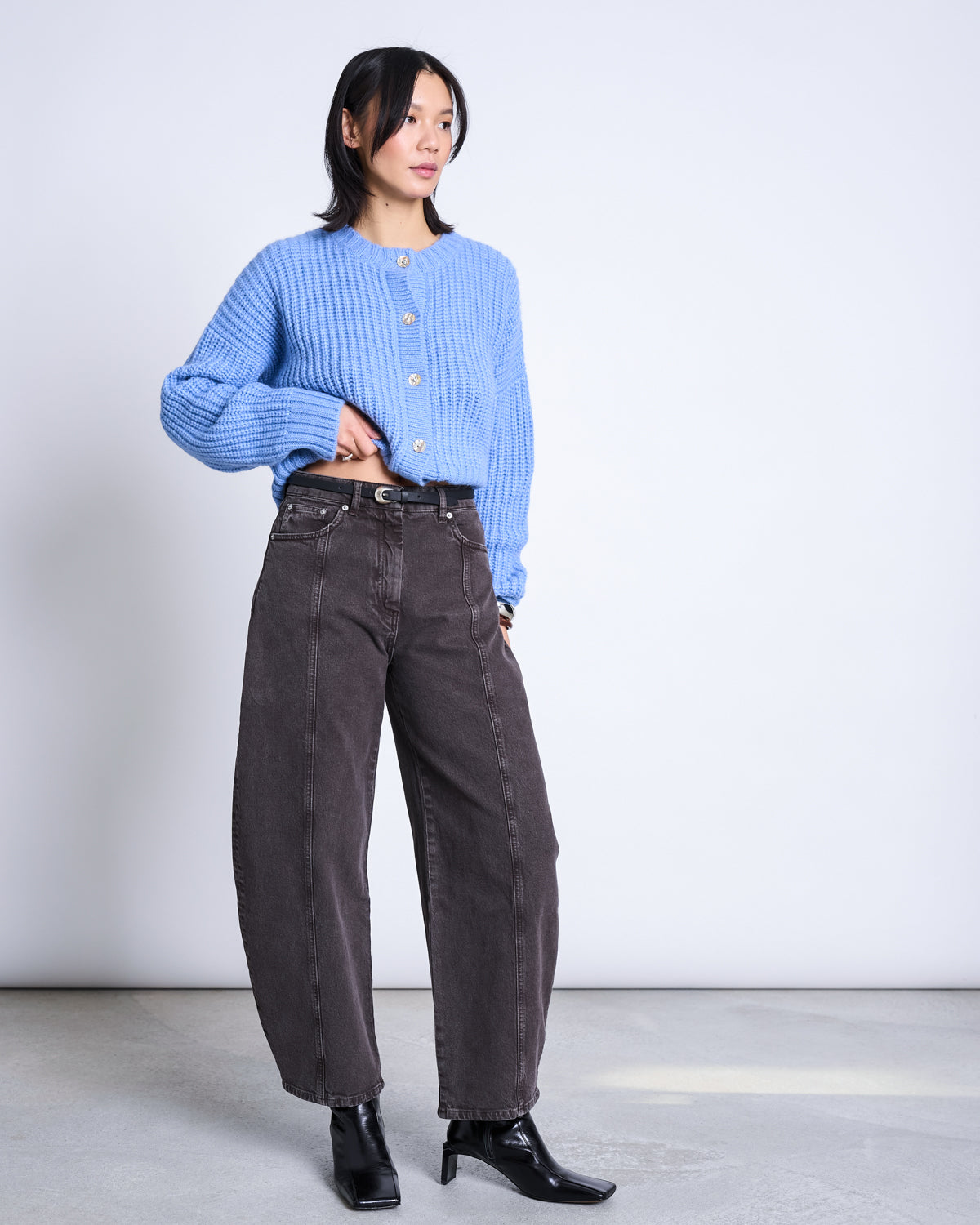 THIN WESTERN BELT SERYL BLACK SILVER Accessories jan-n-june 3