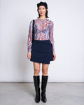MESH LONGSLEEVE DORA BLUE ZEBRA PRINT Longsleeve jan-n-june 1