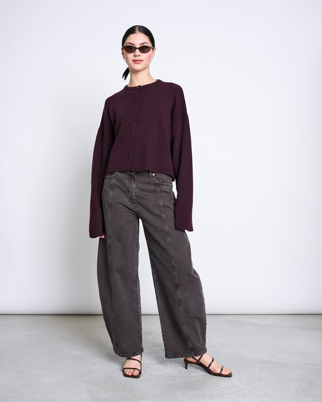 BARREL LEG DENIM JEANS FAYA MUD GOTS Pants jan-n-june 1