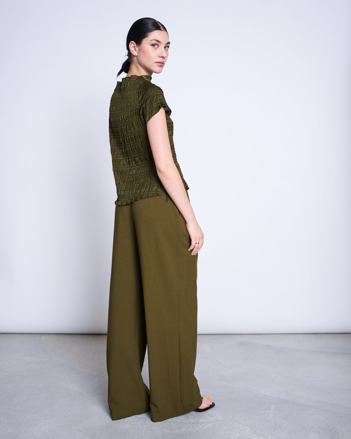 SMOCKED T-SHIRT FERN ROSEMARY T-shirt jan-n-june 5