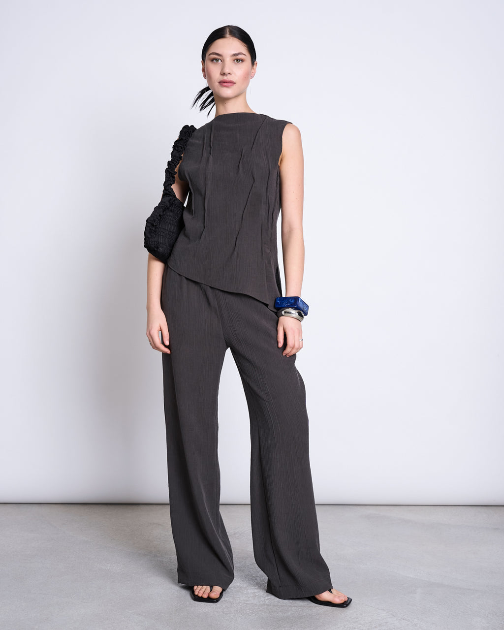 CRINKLE PANTS HAVA MUD Pants jan-n-june 1