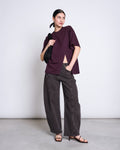 SLITTED T-SHIRT NADIL CHERRY LACQUER T-shirt jan-n-june 1