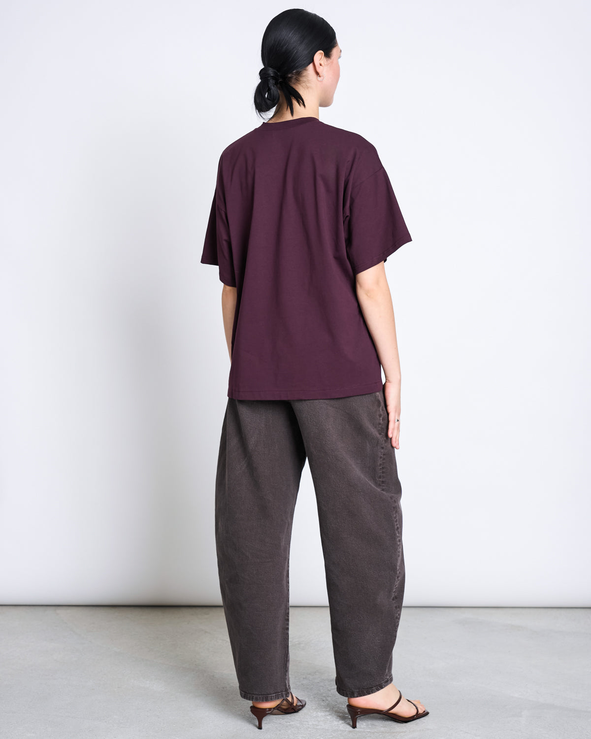 SLITTED T-SHIRT NADIL CHERRY LACQUER T-shirt jan-n-june 4