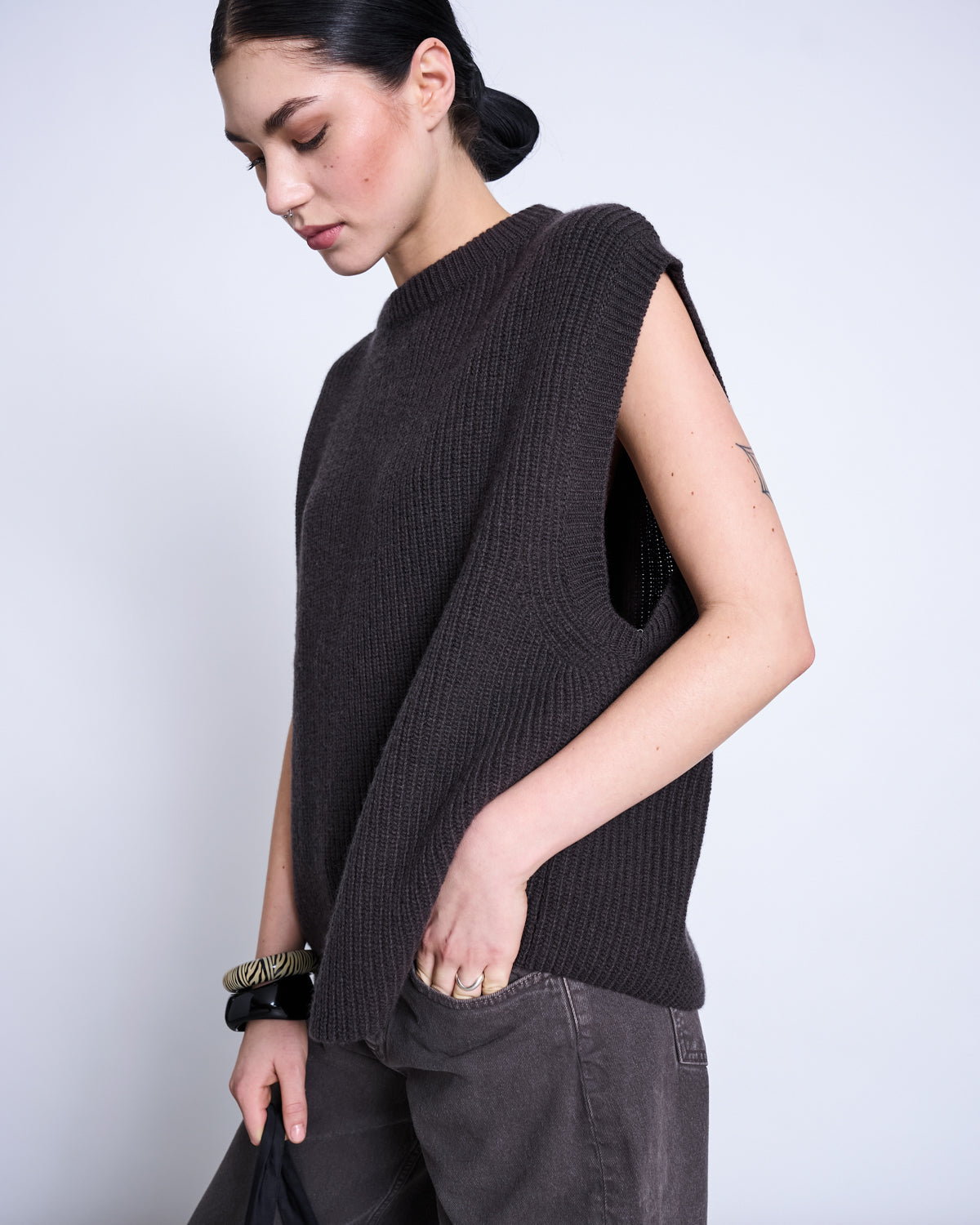 LAMBSWOOL SLIPOVER PURL ZARTBITTER GOTS Sweater jan-n-june 7