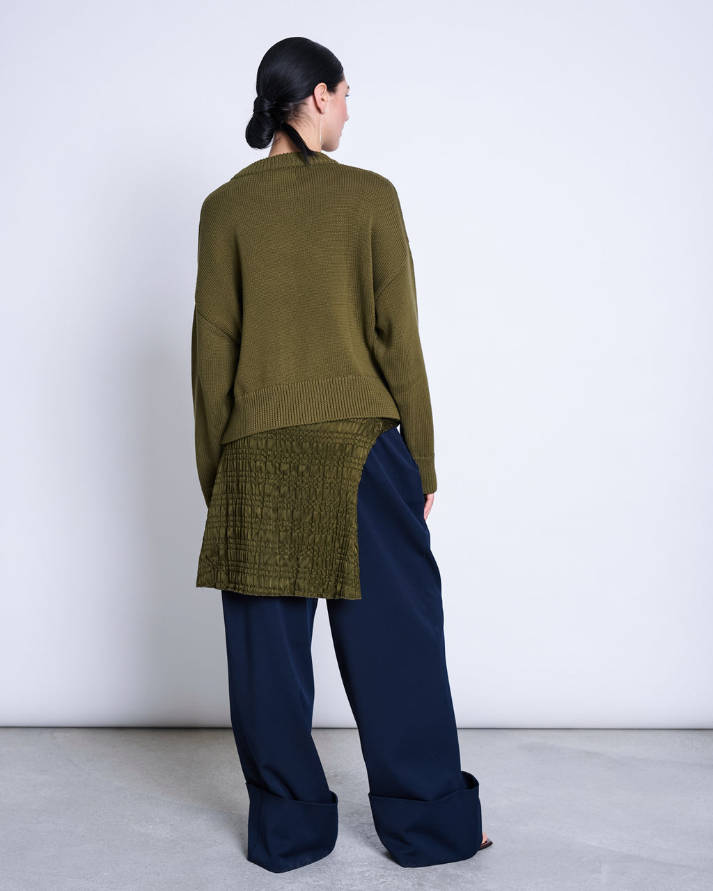 JUMPER YAGMUR WOODY OLIVE GOTS Sweater jan-n-june 5