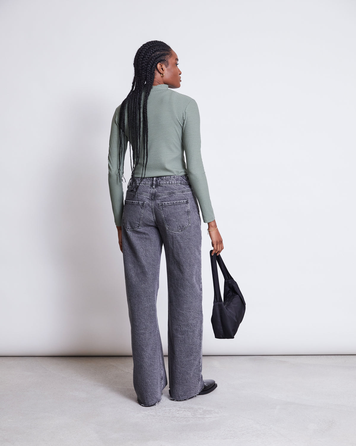 TENCEL™ LYOCELL RIB TURTLENECK MIO SEA SPRAY Longsleeve jan-n-june 4