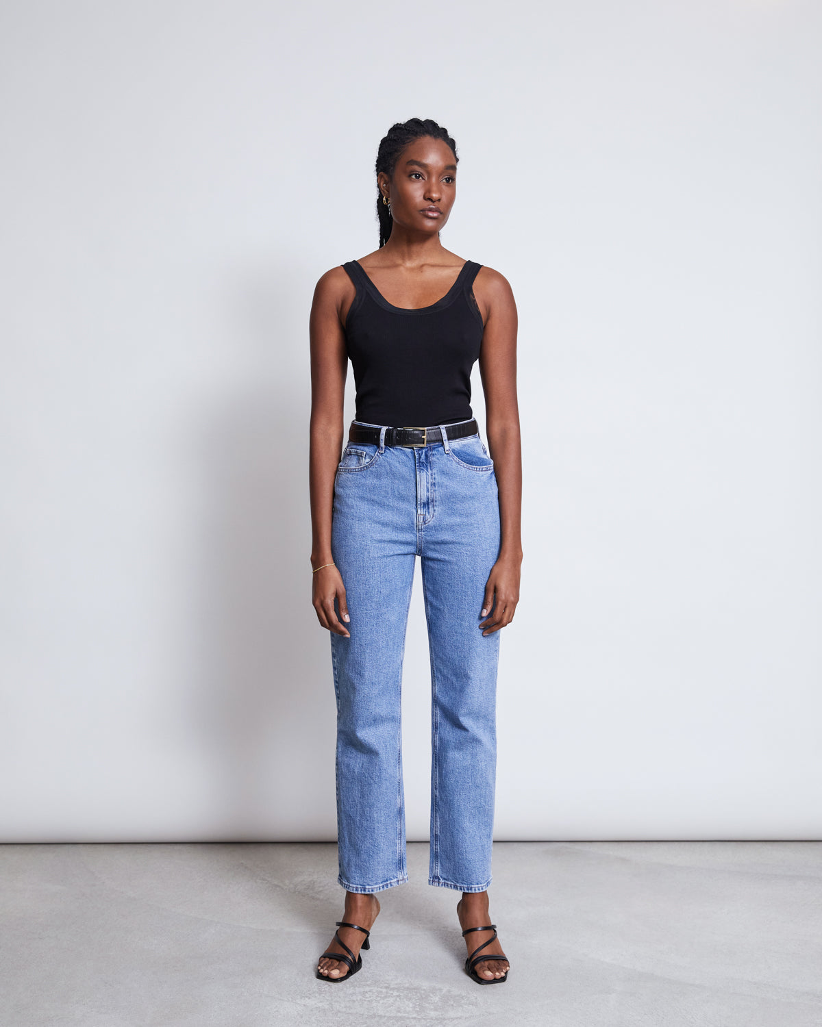 MESH DETAIL TOP LLUVIA BLACK T-shirt jan-n-june 3