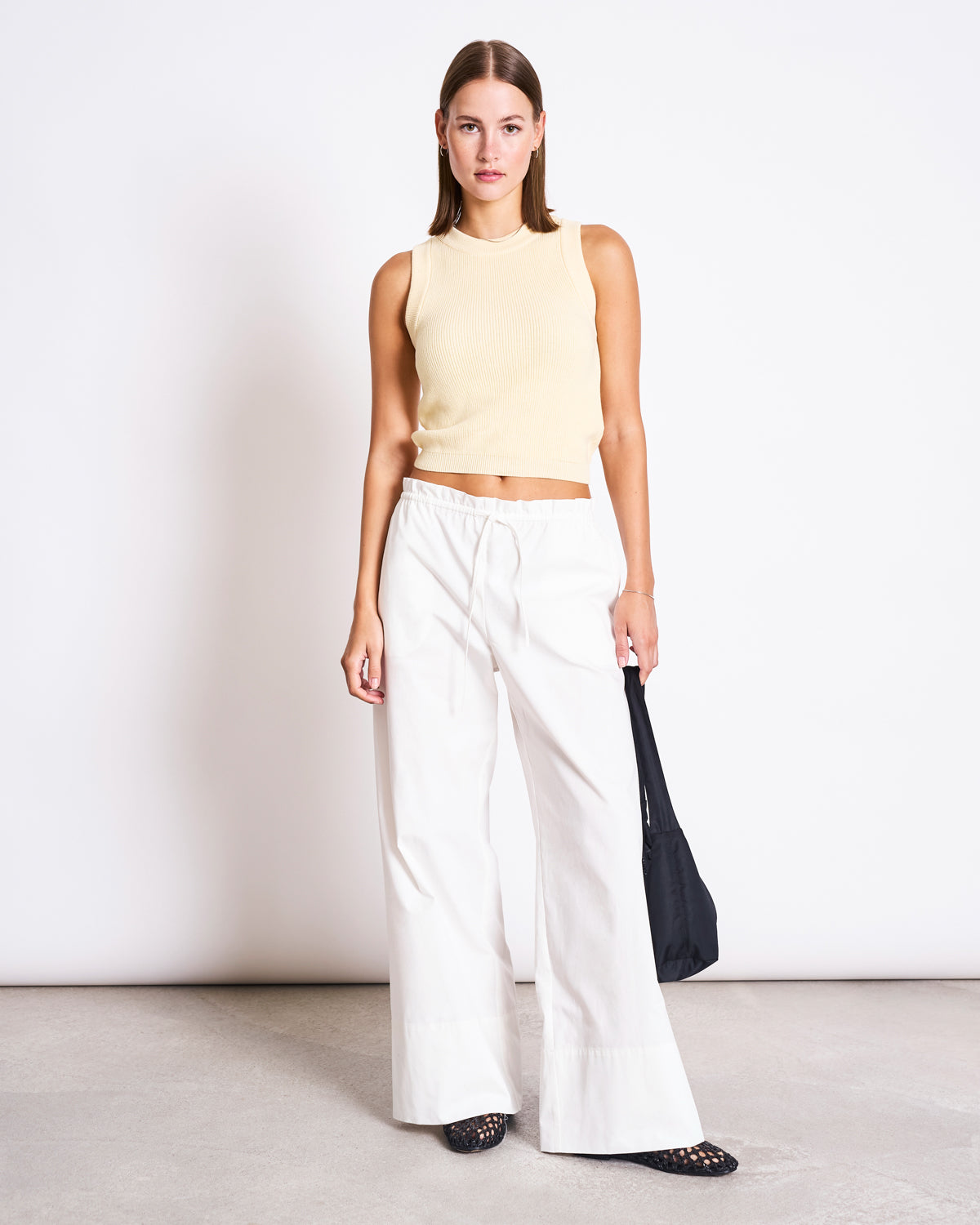 DRAWSTRING WIDE PANTS KIVA WHITE Pants jan-n-june 3