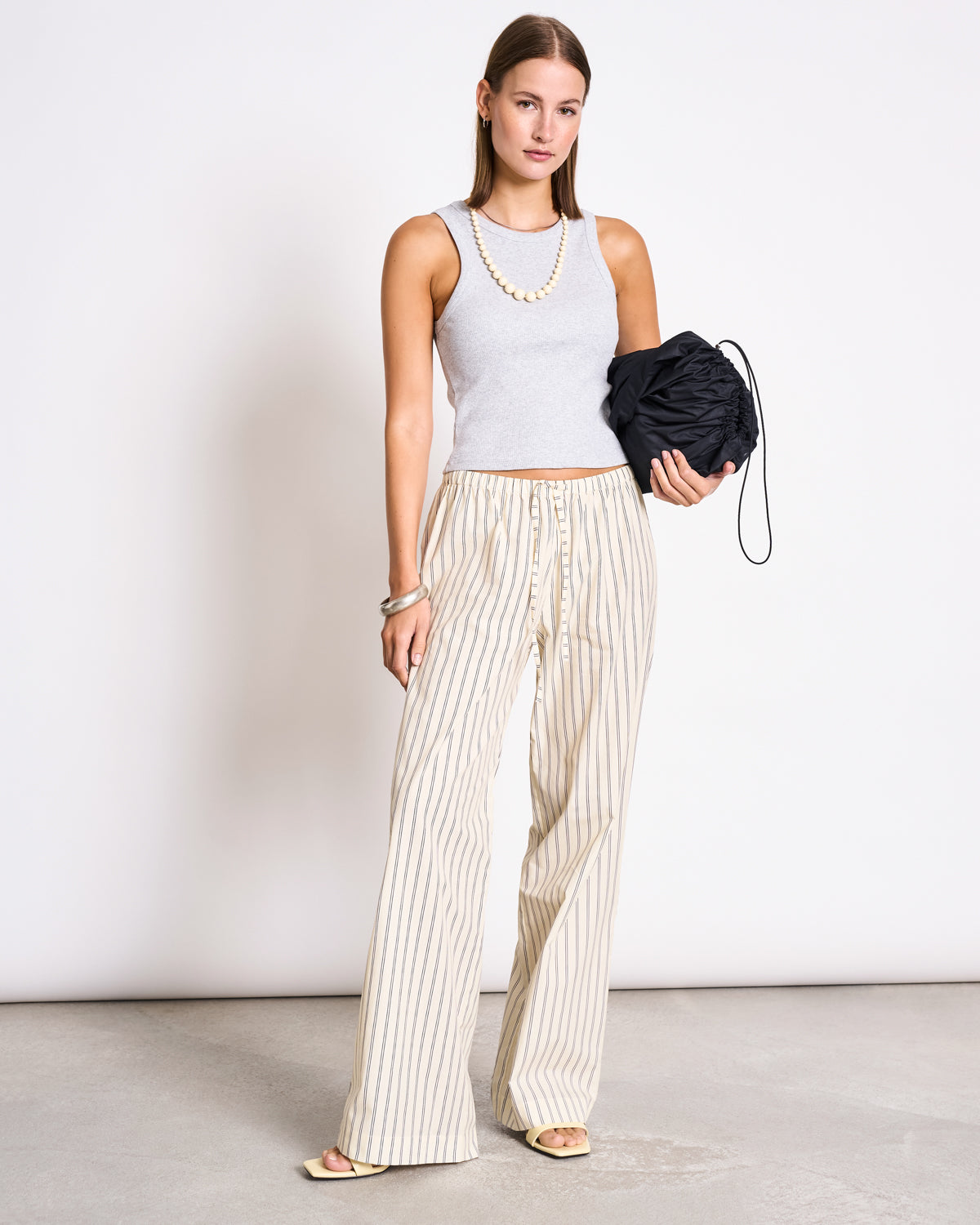 MID RISE LOOSE PANTS CETOS BUTTERMILK STRIPED GOTS Pants jan-n-june 3
