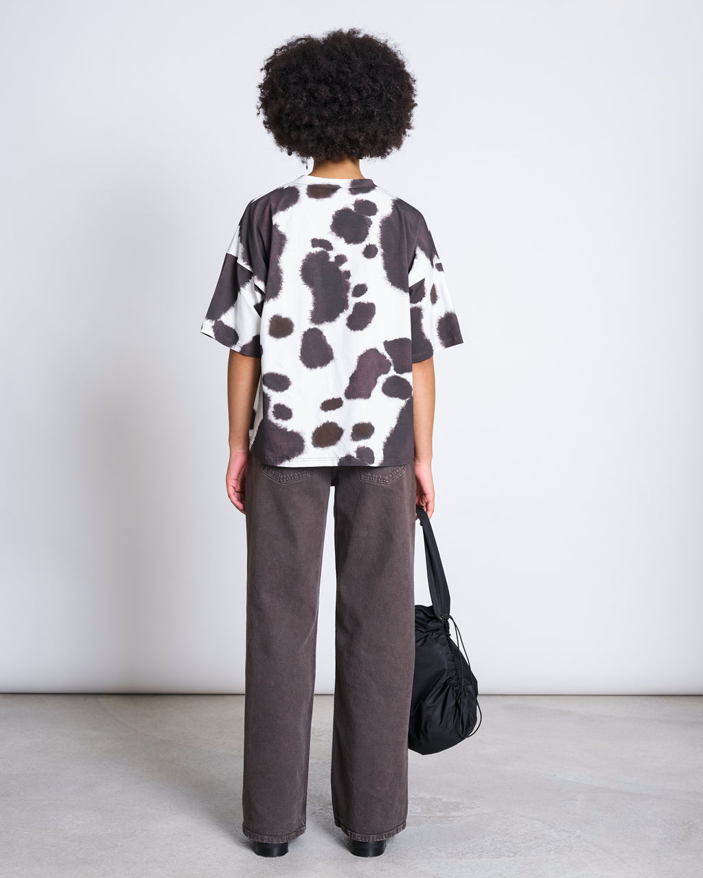 PRINTED OVERSIZED T-SHIRT ARLEN COW PRINT GOTS T-shirt jan-n-june 3
