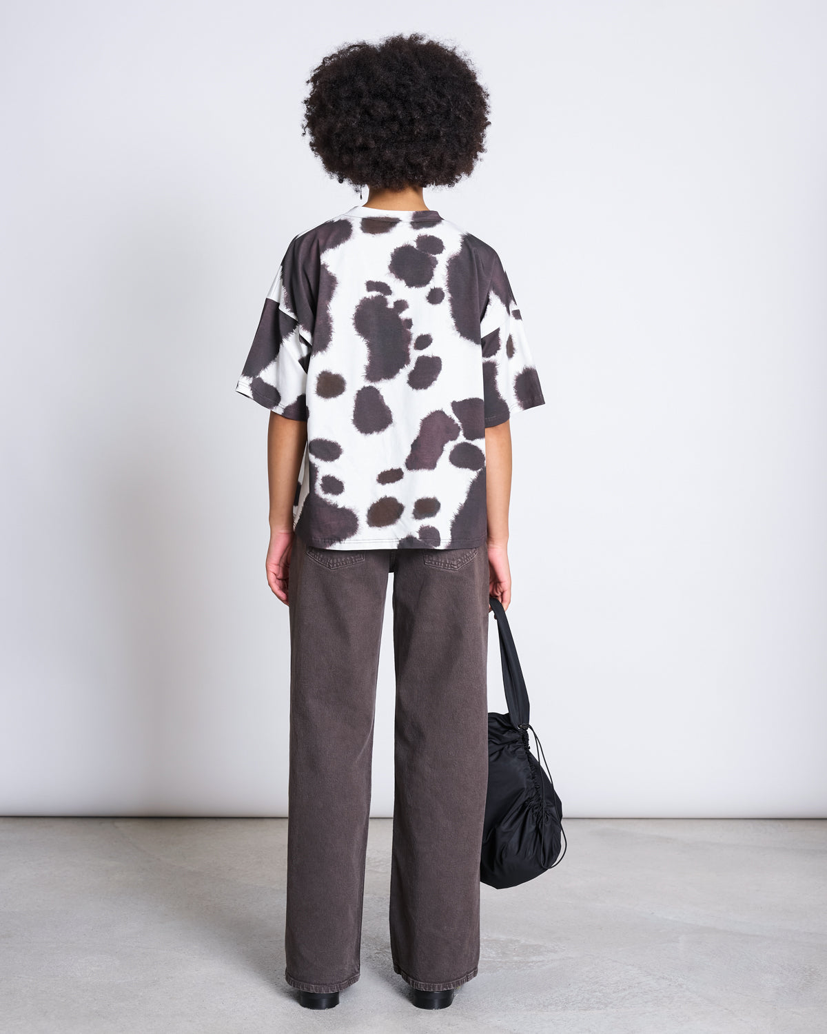 PRINTED OVERSIZED T-SHIRT ARLEN COW PRINT GOTS T-shirt jan-n-june 3