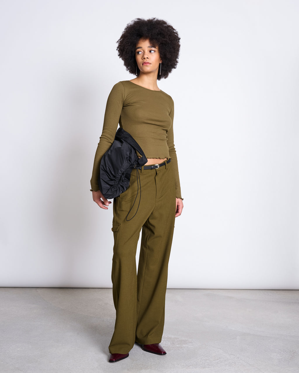 MINIRIB LONGSLEEVE AVERSA ROSEMARY GOTS Longsleeve jan-n-june 1