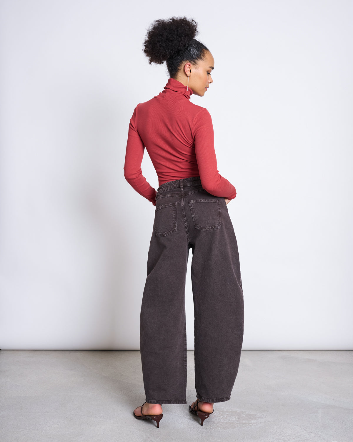 MINIRIB TURTLENECK CHUVA MID RED GOTS Longsleeve jan-n-june 3