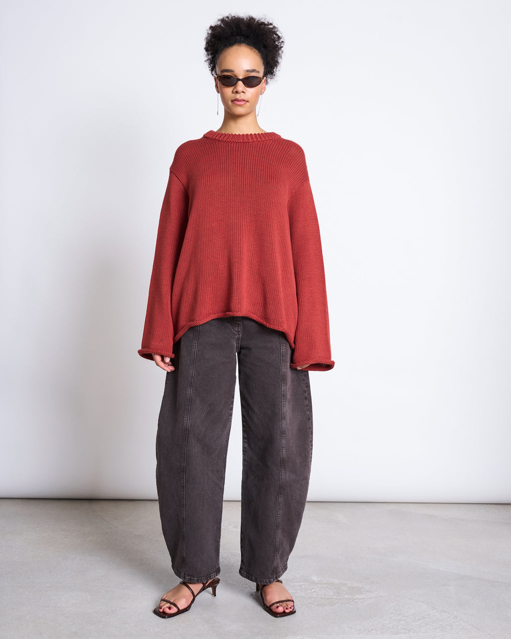 JUMPER SONA MID RED GOTS Sweater jan-n-june 1