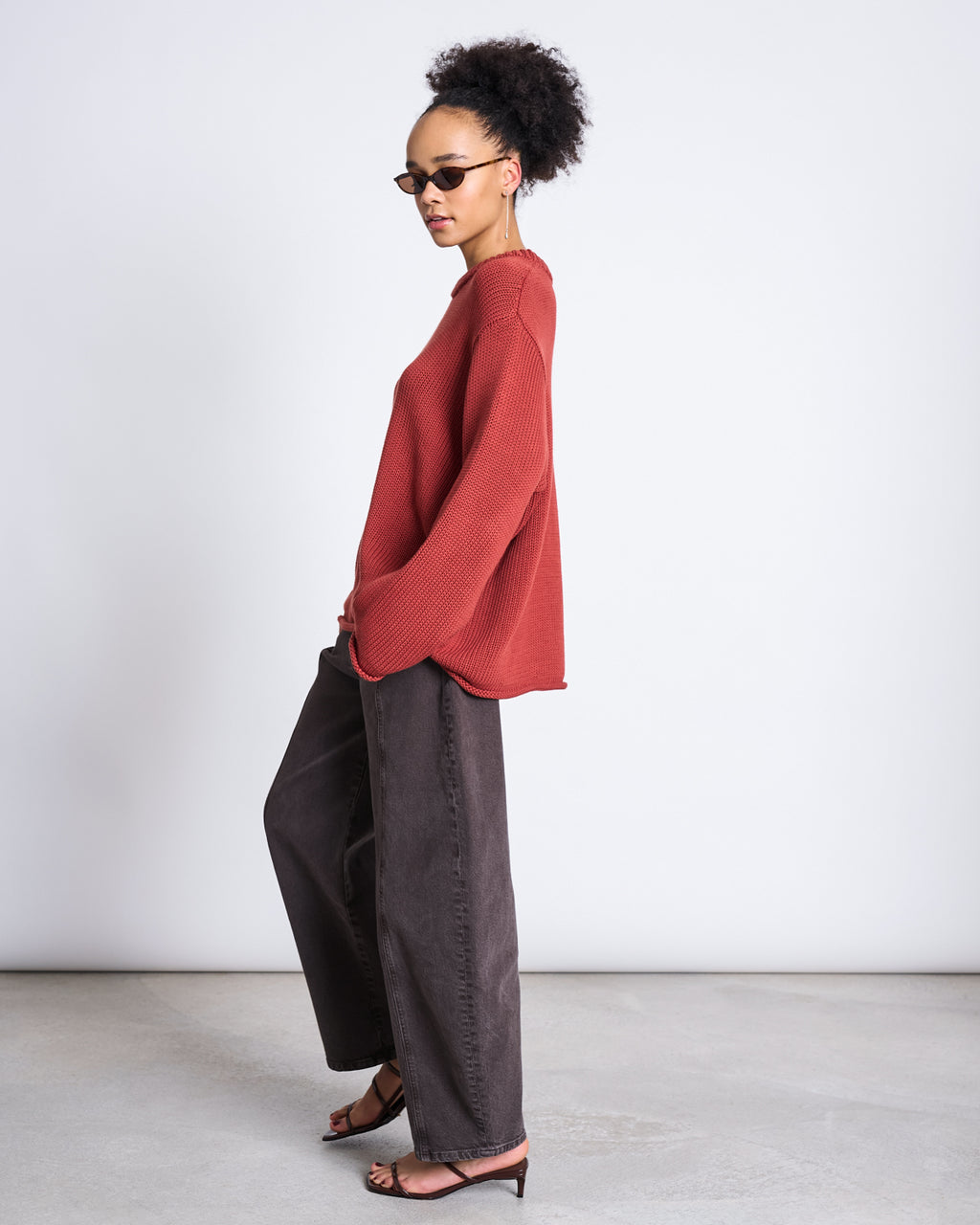 JUMPER SONA MID RED GOTS Sweater jan-n-june 2