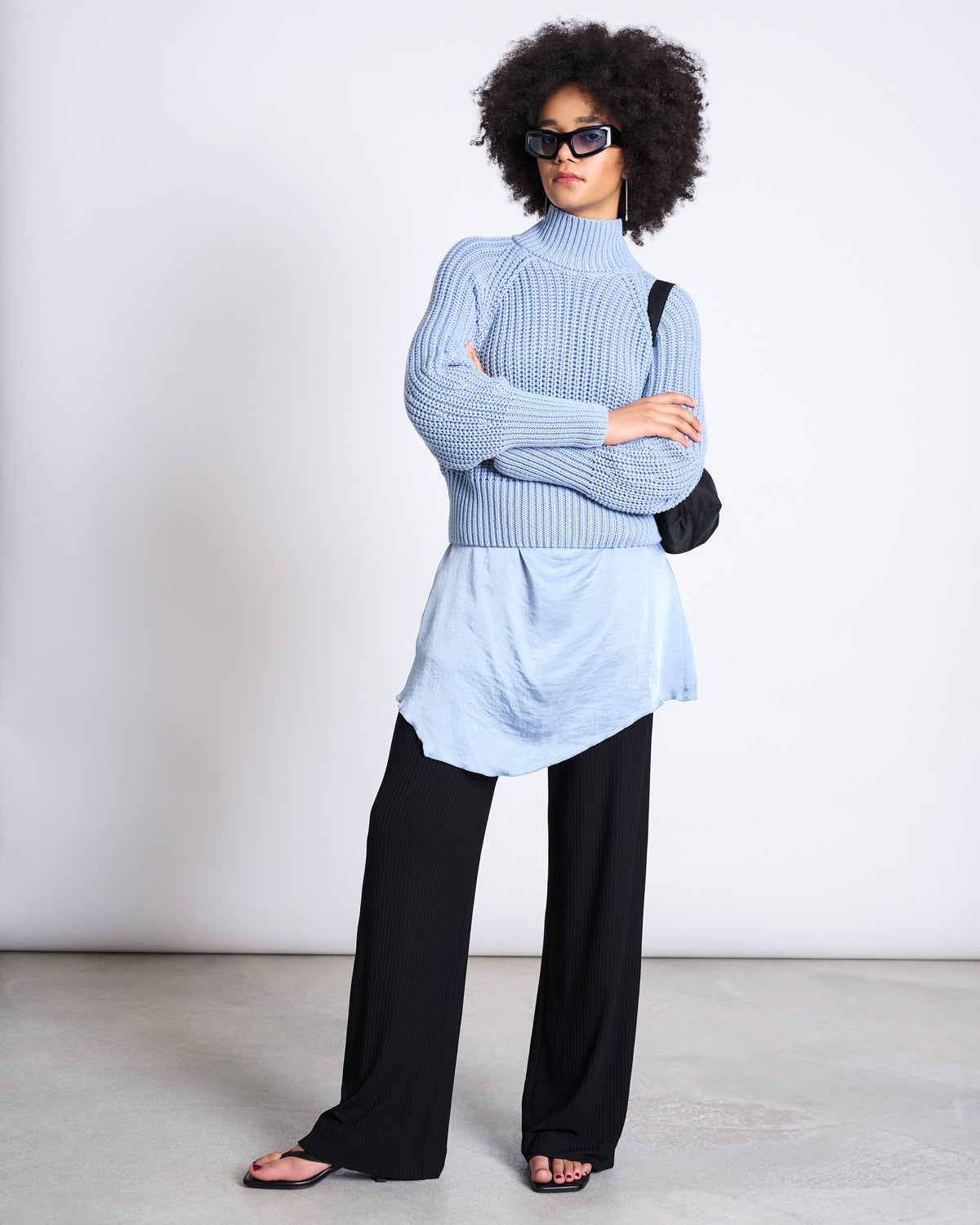 NECKHOLDER TOP WISP MID BLUE T-shirt jan-n-june 4
