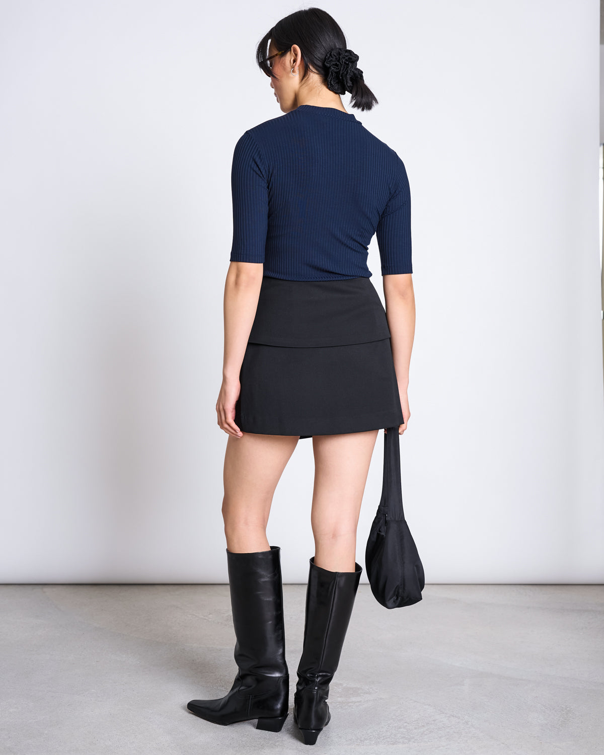 TENCEL™ LYOCELL RIB T-SHIRT NINA NIGHTFALL T-shirt jan-n-june 2
