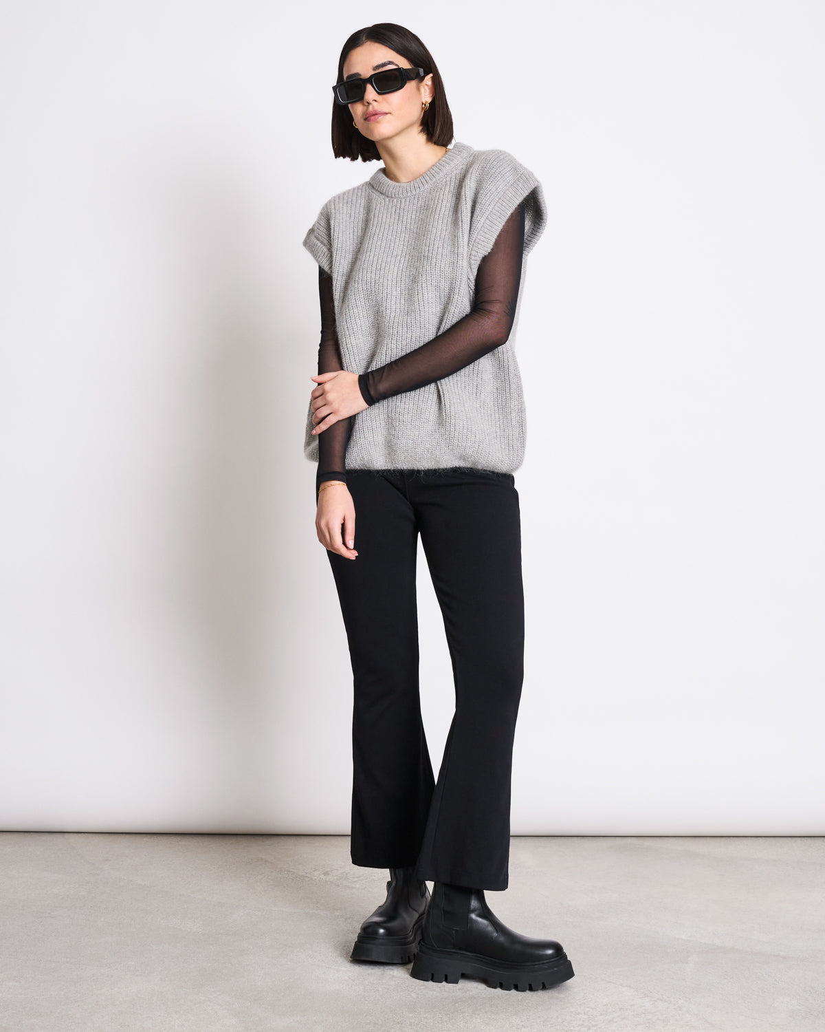 WOOLY SLIPOVER THANDA LIGHT GREY T-shirt jan-n-june 3
