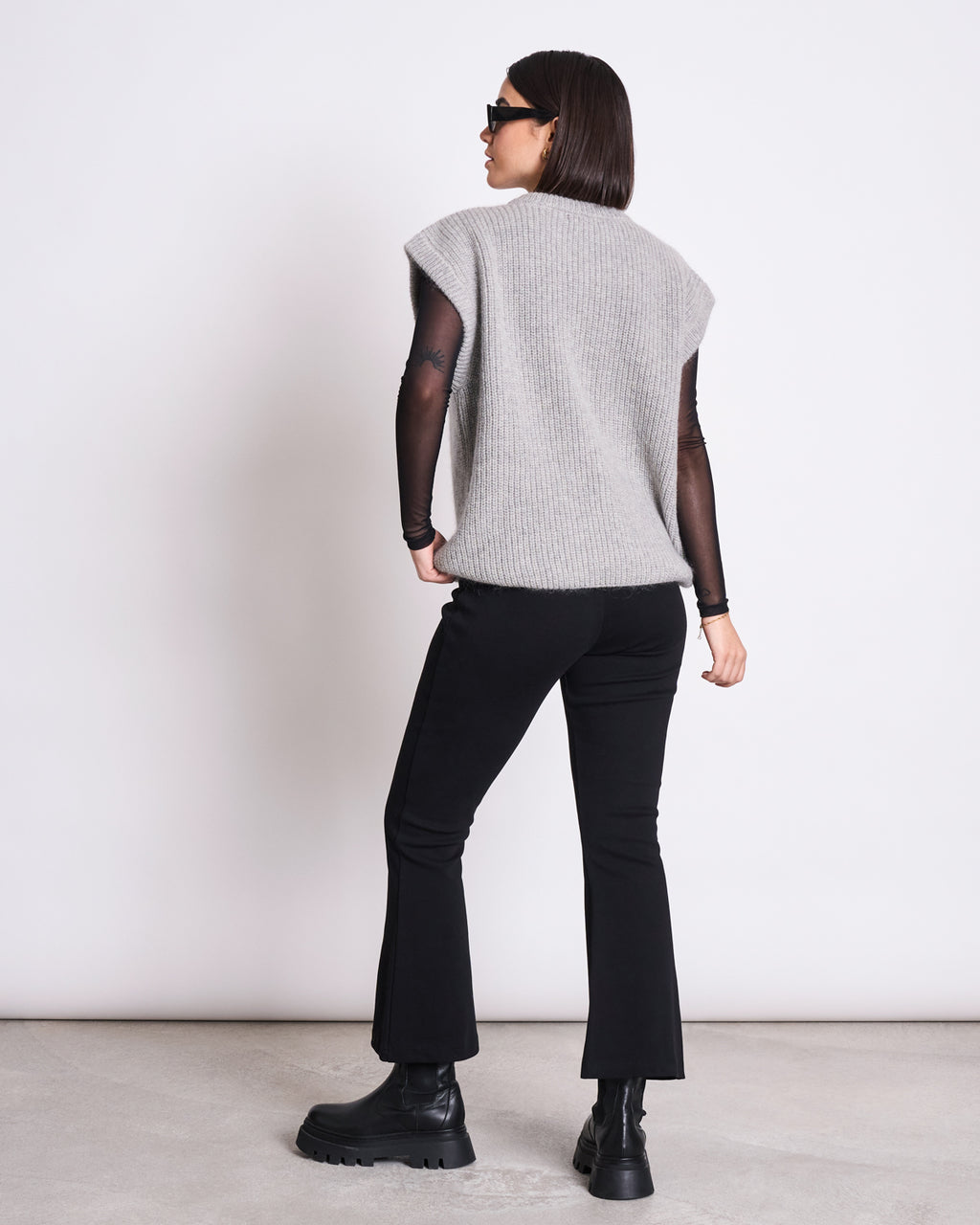 WOOLY SLIPOVER THANDA LIGHT GREY T-shirt jan-n-june 7