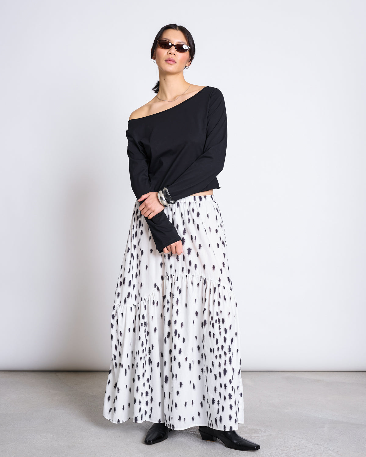 OFFSHOULDER LONGSLEEVE ARBA BLACK Longsleeve jan-n-june 2