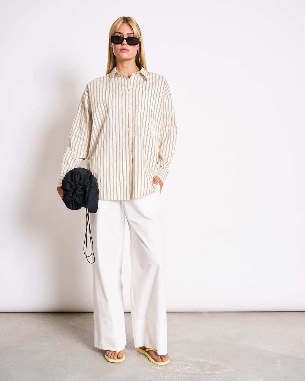 DRAWSTRING WIDE PANTS KIVA WHITE Pants jan-n-june 6