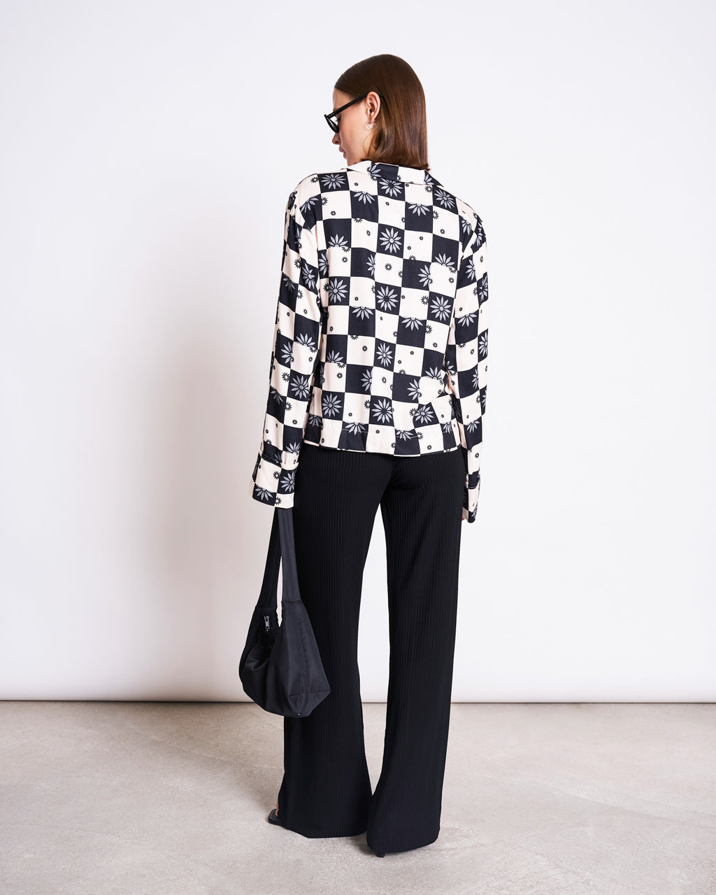 TIE BLOUSE KALUZ FLORAL SQUARE PRINT Blouses jan-n-june 2