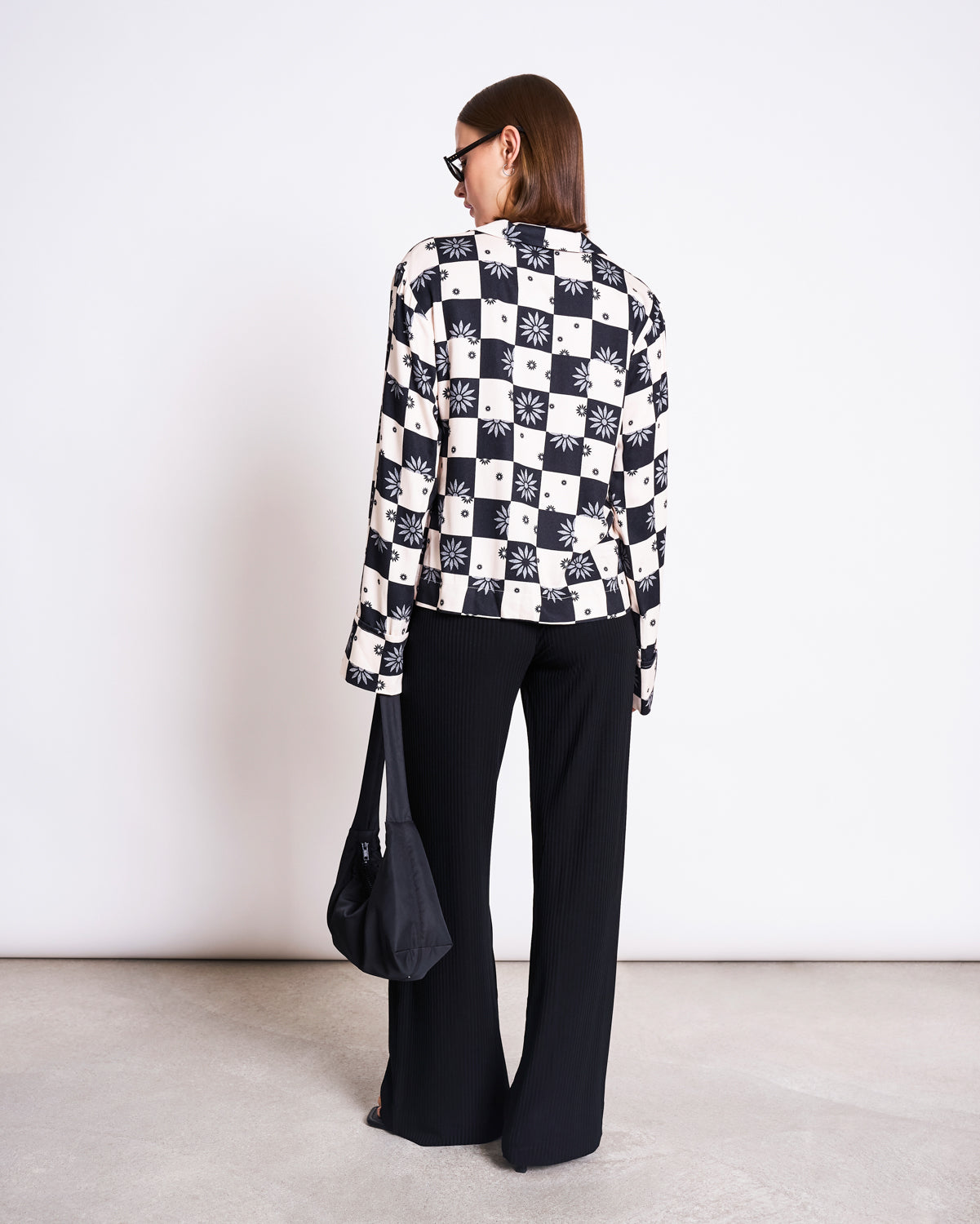 TIE BLOUSE KALUZ FLORAL SQUARE PRINT Blouses jan-n-june 2