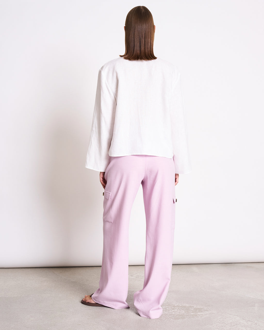 LINEN TIE BLOUSE SKAGEN WHITE Blouses jan-n-june 4