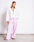 LINEN TIE BLOUSE SKAGEN WHITE Blouses jan-n-june 1