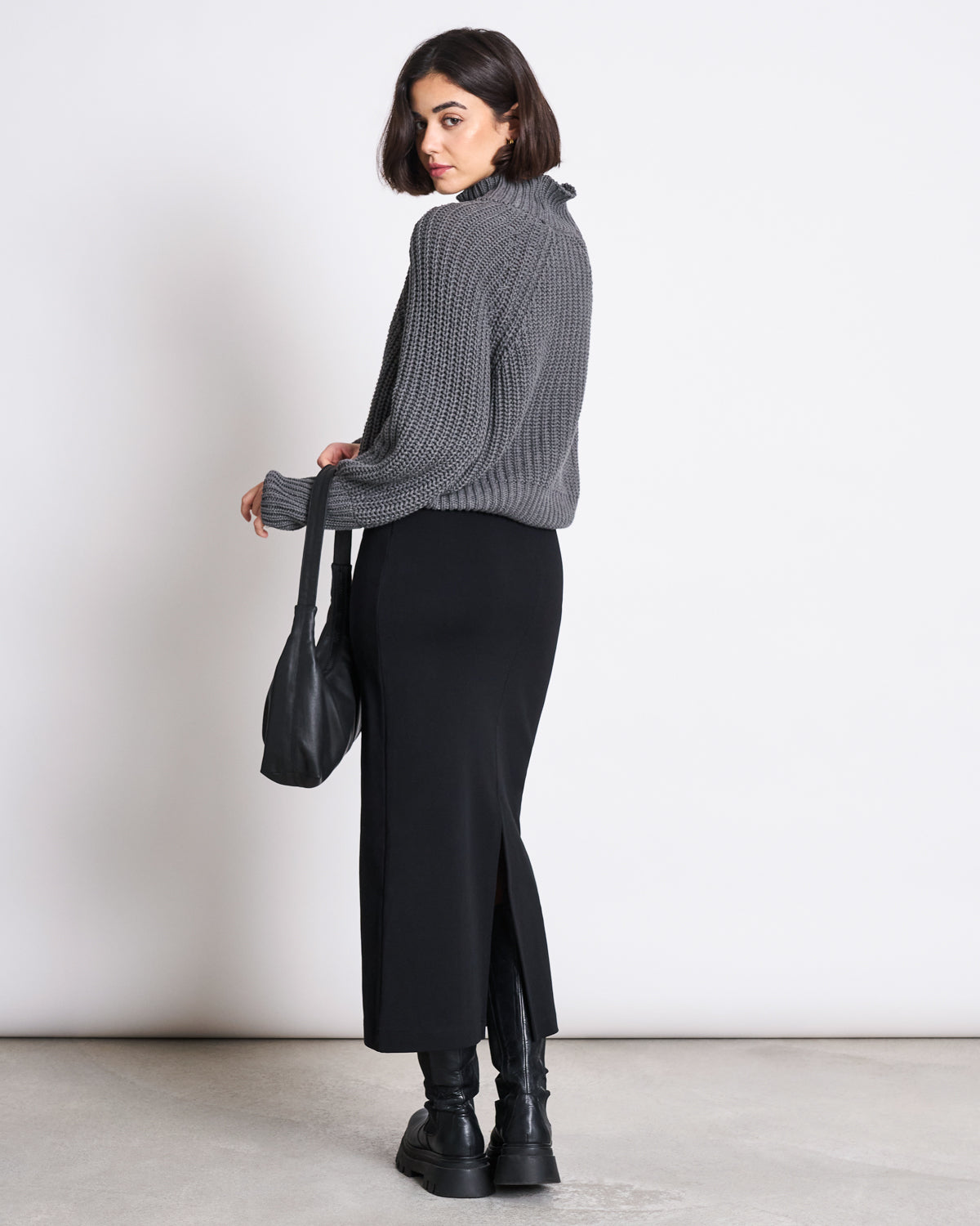 MAXI SKIRT BURNITA BLACK GOTS jan-n-june 8