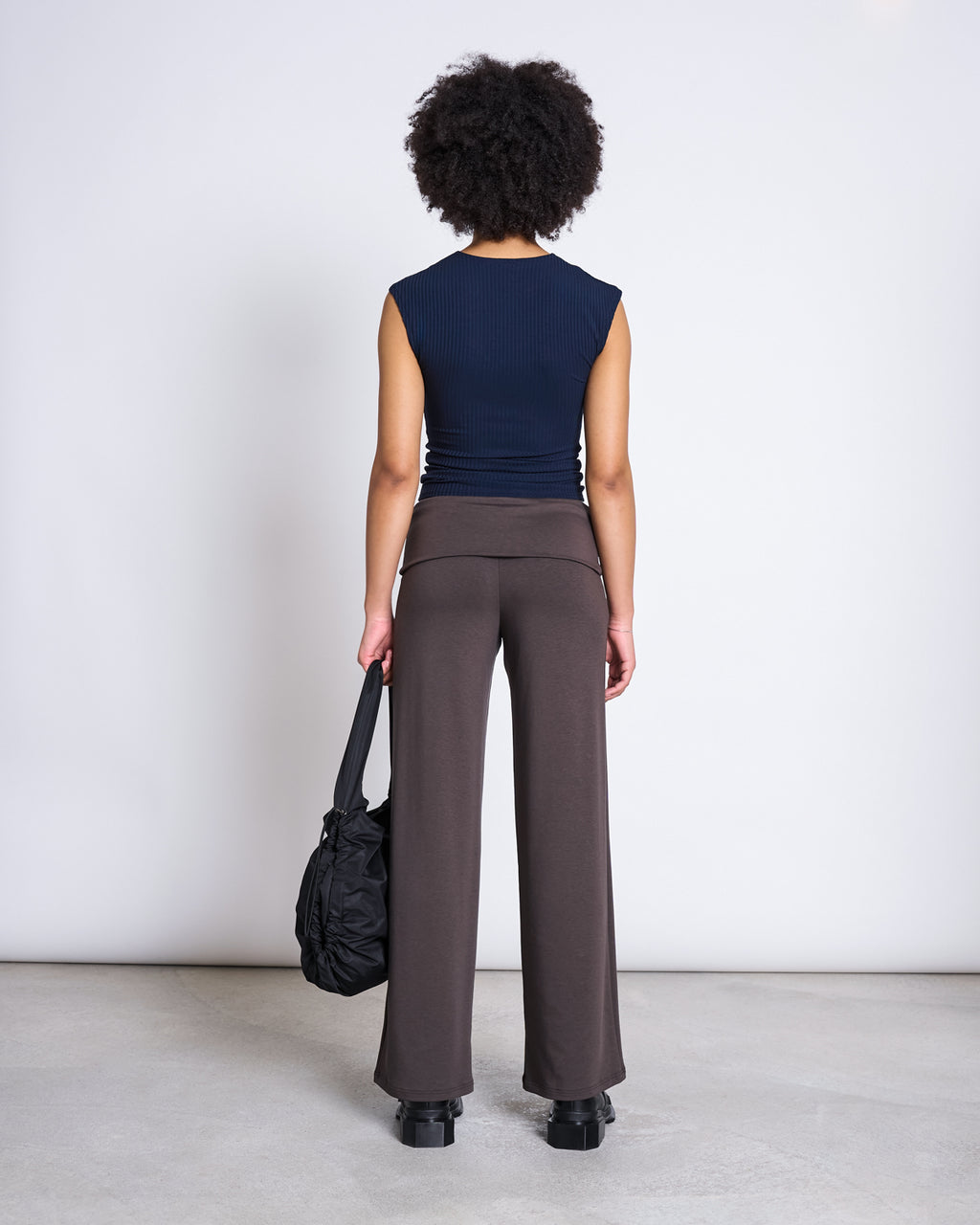 TENCEL™ LYOCELL RIB T-SHIRT APIS NIGHTFALL