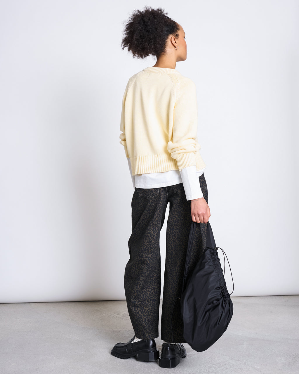 RELAXED CREWNECK CARDIGAN SIVIA BUTTERMILK GOTS Cardigan jan-n-june 7
