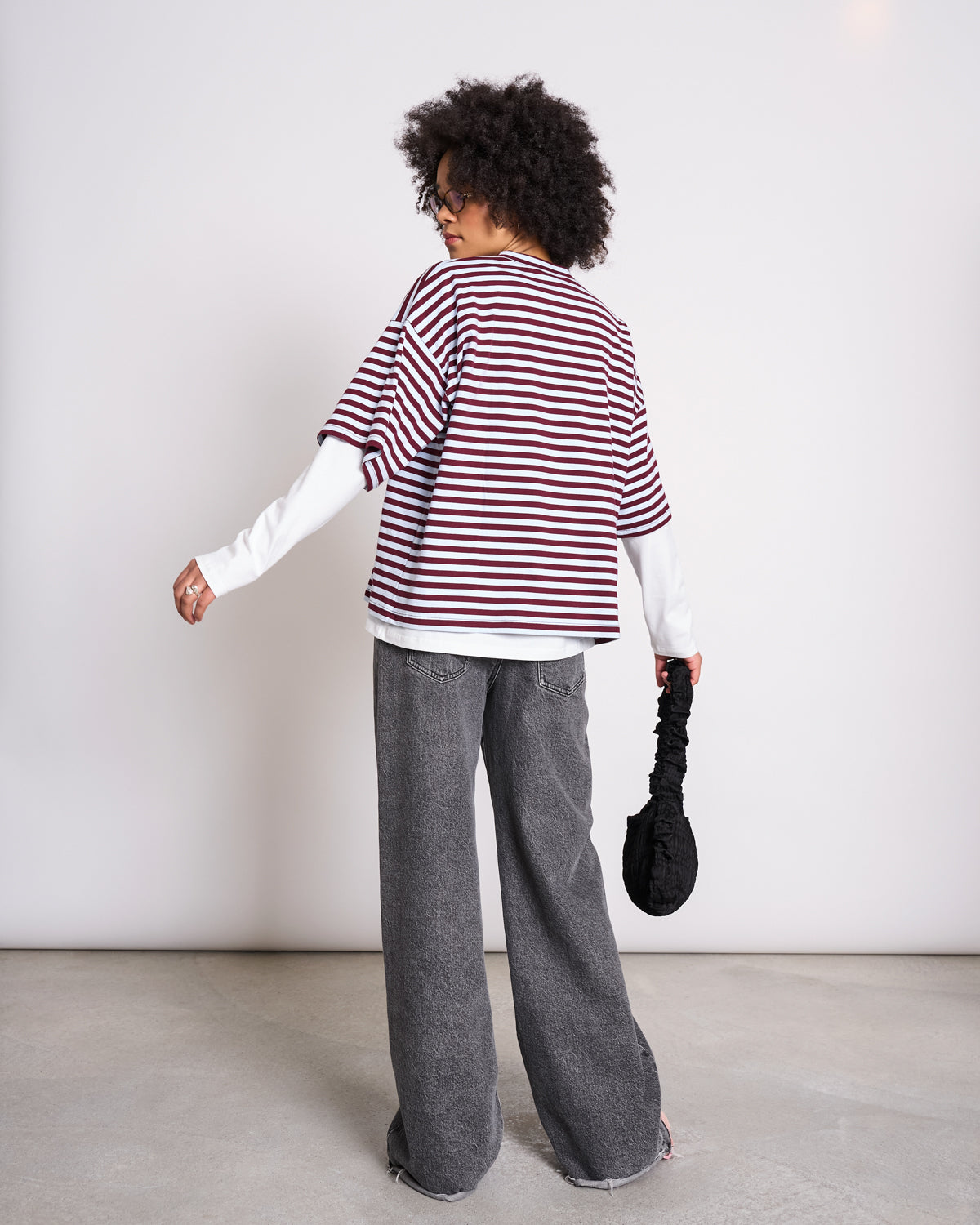 BOXY T-SHIRT TEMEL RED BLUE STRIPED T-shirt jan-n-june 4