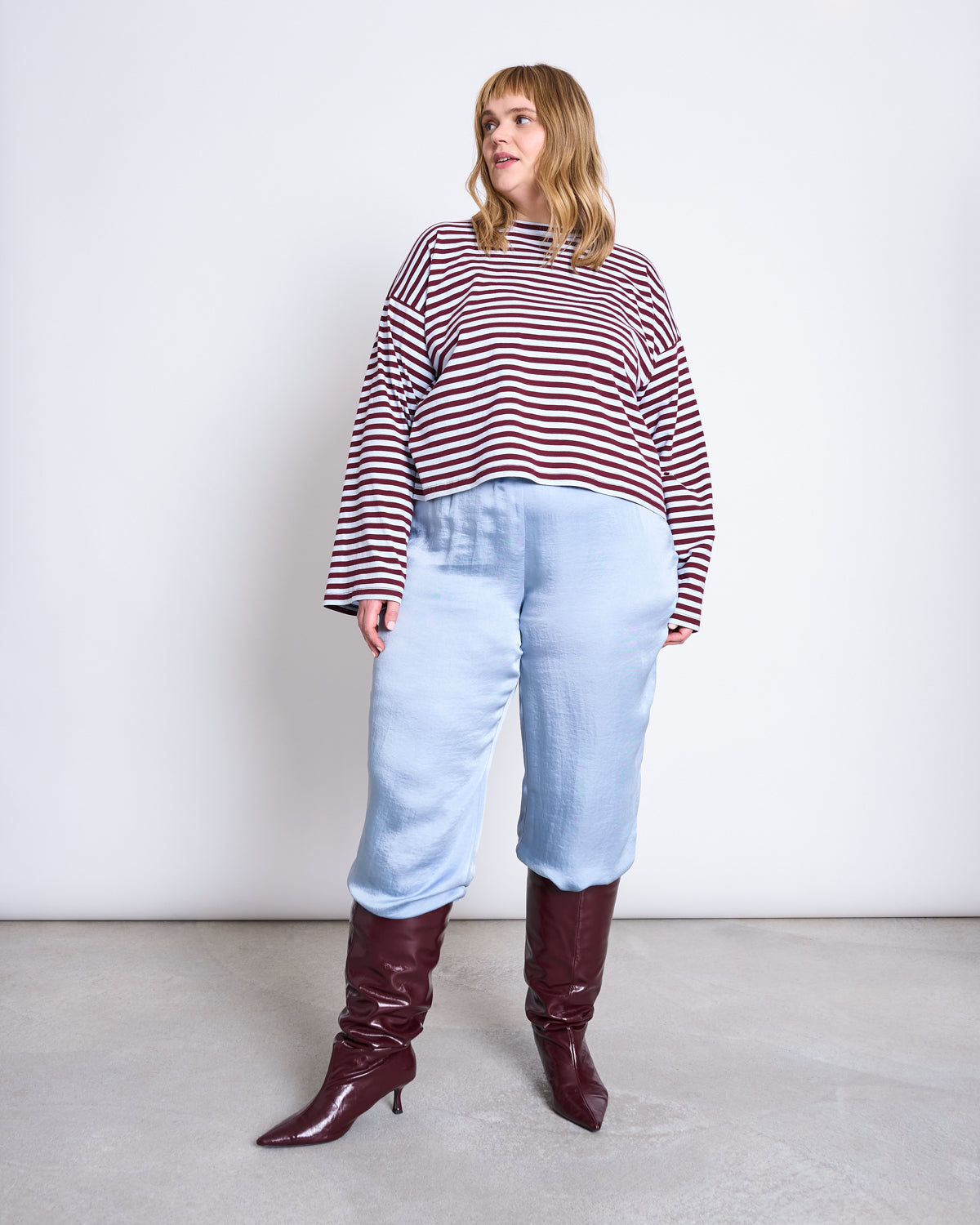 BOXY LONGSLEEVE ANKIRA RED BLUE STRIPED Longsleeve jan-n-june 4