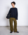 ASYMMETRCIAL KNIT CARDIGAN PEBBLE NIGHTFALL GOTS Cardigan jan-n-june 1