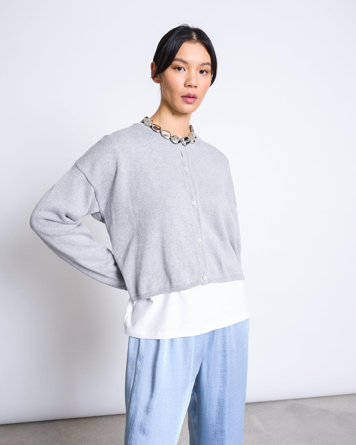 FLOWY WIDE PANTS NALI MID BLUE Pants jan-n-june 8
