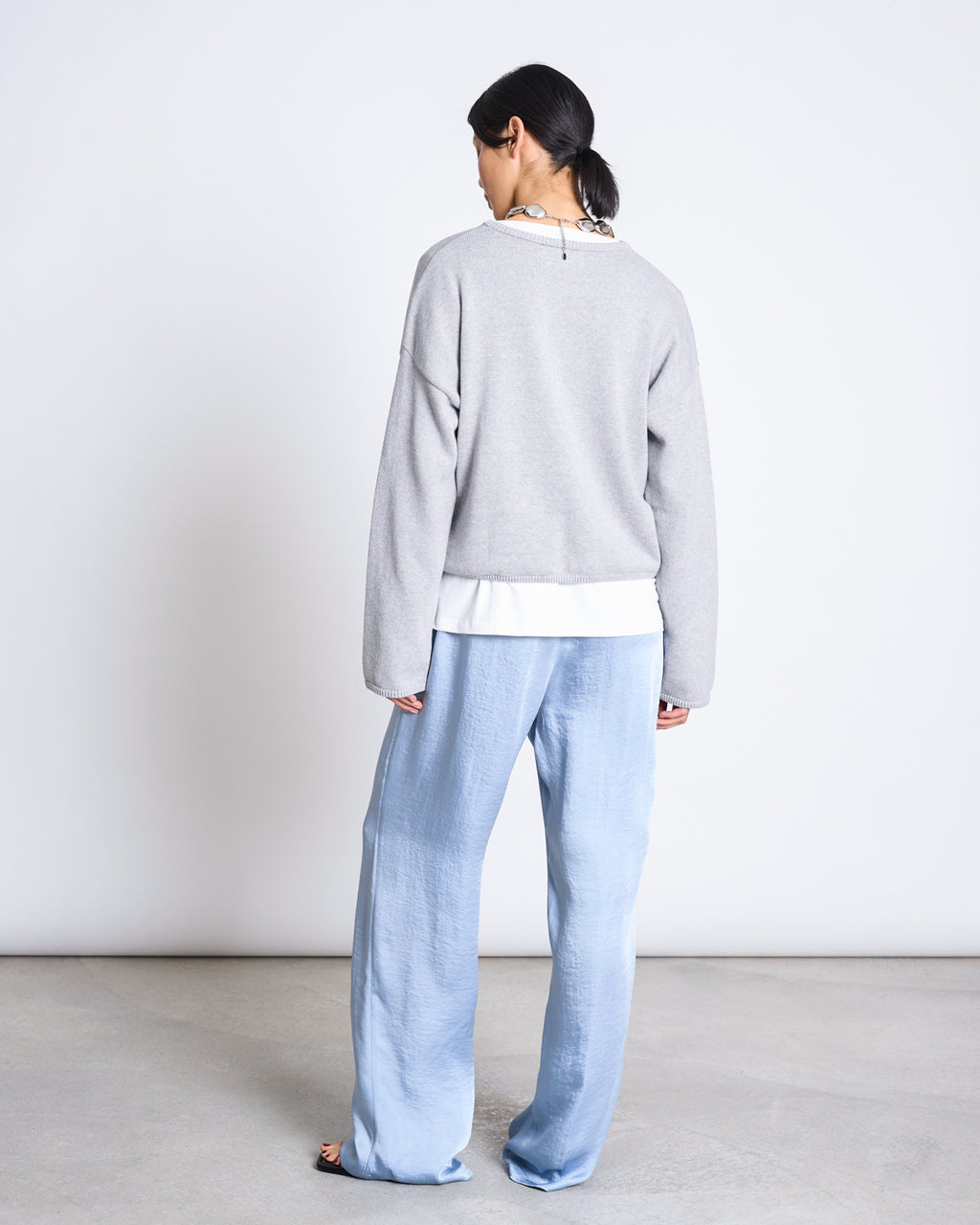 FLOWY WIDE PANTS NALI MID BLUE Pants jan-n-june 9