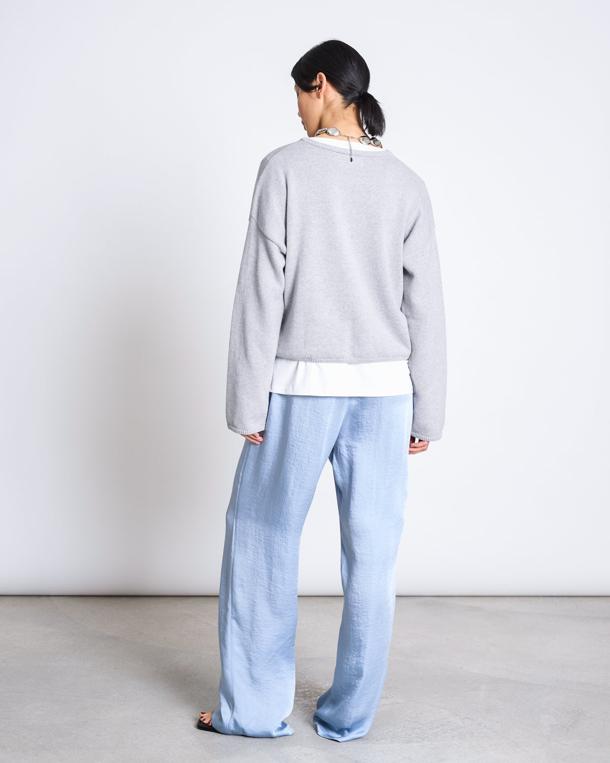 FLOWY WIDE PANTS NALI MID BLUE Pants jan-n-june 9