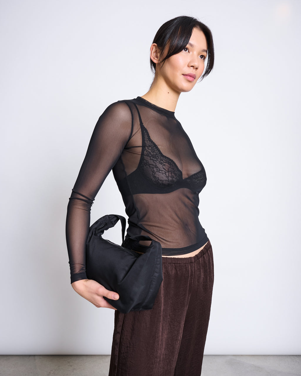 MESH LONGSLEEVE DORA BLACK Longsleeve jan-n-june 1