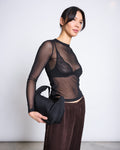 MESH LONGSLEEVE DORA BLACK Longsleeve jan-n-june 1